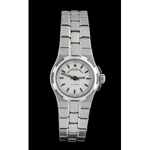 VACHERON CONSTANTAIN overseas: stainless steel lady's wristwatch, ref. 12050/423A