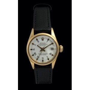 ROLEX Datejust: Ladys gold wristwatch ref. 6516, year 1970