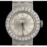 GIRARD PERREGAUX: gold and diamonds Lady's wristwatch, 1950s