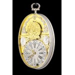 Important silver pocket watch with snuff box - Germany or Austria circa 1720-1750
