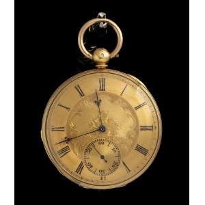 English gold pocket watch - Sheffield 1883