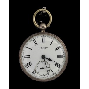 English silver pocket watch - London 1881, J. W. BENSON