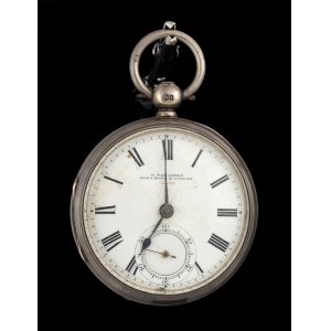 English silver pocket watch - Londra 1911, G. FALCONER HONK KONG & LONDON