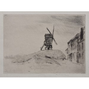 Józef PANKIEWICZ (1866-1940), Windmühle in Brügge, ca. 1902