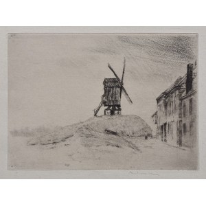 Jozef PANKIEWICZ (1866-1940), Windmill in Bruges, ca. 1902