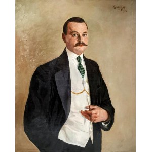 Maurice MENDJIZKI - Maurycy MĘDRZYCKI (1890-1951), Portret mężczyzny, 1914