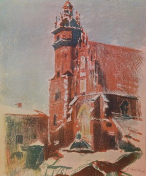 Leon WYCZÓŁKOWSKI (1852-1936), Kościół Bożego Ciała na Kazimierzu