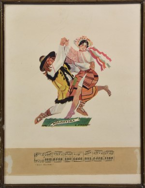 Zofia STRYJEŃSKA (1894-1976), Kołomyjka - z teki „Tańce polskie”, 1927