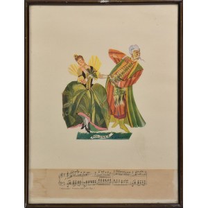 Zofia STRYJEŃSKA (1894-1976), Polonaise - aus der Mappe Polnische Tänze, 1927