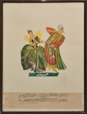 Zofia STRYJEŃSKA (1894-1976), Polonez - z teki „Tańce polskie”, 1927