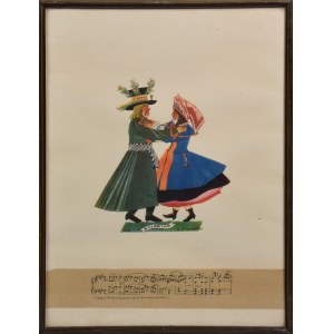 Zofia STRYJEŃSKA (1894-1976), Kujawiak - from the portfolio Polish Dances, 1927