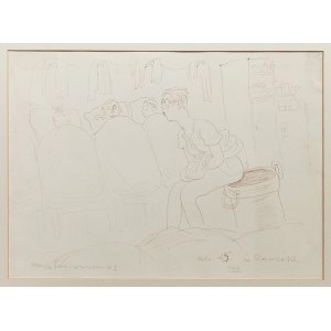 Maja BEREZOWSKA (1898-1978), Cela 45 na Pawiaku w roku 1942, lata 60. XX w.