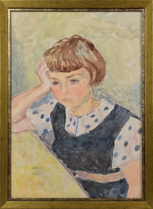 Leonard PĘKALSKI (1896-1944), Portret siostrzenicy, lata 30. XX w.