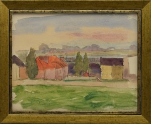 Leonard PĘKALSKI (1896-1944), Czerwone domki, lata 30. XX w.