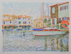 Serge MENDJISKY (1929-2017), Zestaw 6 litografii z teki „Port Grimaud”, 1969