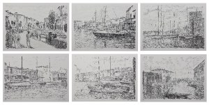 Serge MENDJISKY (1929-2017), Zestaw 6 litografii z teki „Port Grimaud”, 1969