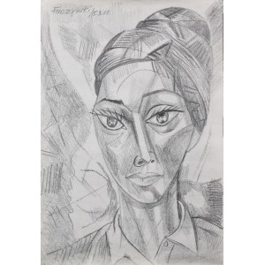 Jerzy FACZYŃSKI (1917-1994), Kopf einer jungen Frau, 1968