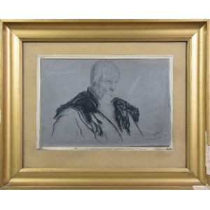 Leon WYCZÓŁKOWSKI (1852-1936) - according to, Study of an old man