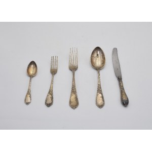 Cutlery set for 4 persons - matched