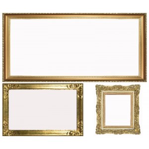 Set of three different frames