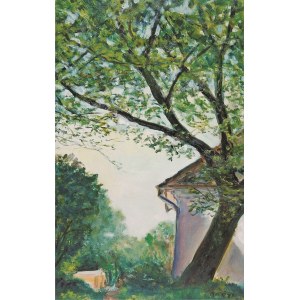 Aneri Irena Weissova (1888-1981), Landscape with a Tree, 1970
