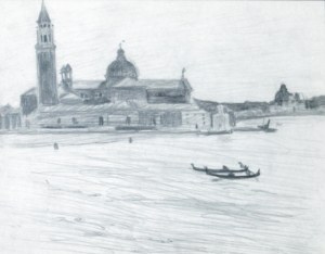 Stanisław Kamocki (1875 – 1944), Widok na kościół San Giorgio Maggiore w Wenecji