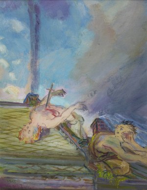 Kasper Pochwalski (1899-1971), Scena tragiczna, 1956