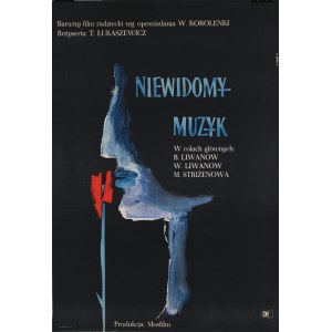 Roman Opałka (1931–2011), Plakat filmowy Niewidomy muzyk, 1961