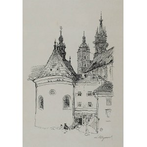 Leon Wyczółkowski (1852-1936), Widok na Wawel od strony Wisły