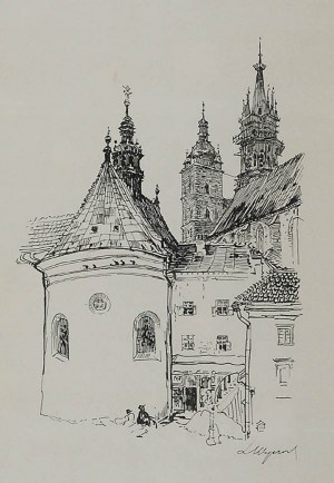 Leon Wyczółkowski (1852-1936), Widok na Wawel od strony Wisły