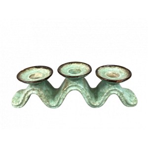 Keramik-Kerzenhalter Wave