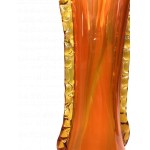 Glass vase, Laura Steelworks, 1970s