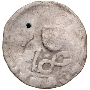 Germany, Amberg, Countermark on 15th century Prague penny, Gegenstempel auf Prager Groschen XV Jh.