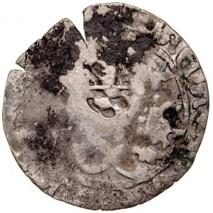 Germany, Amberg, Countermark on 15th century Prague penny, Gegenstempel auf Prager Groschen XV Jh.