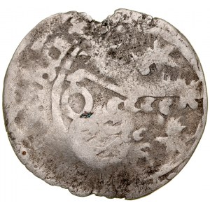 Germany, Regensburg, Countermark on 15th century Prague penny, Gegenstempel auf Prager Groschen XV Jh.