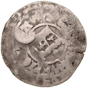 Germany, non-identified issuer, Countermark on 15th century Prague penny, unbekannter Gegenstempel auf Prager Groschen XV Jh.