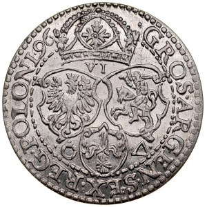 Žigmund III. 1587-1632, šiesty z roku 1596, Malbork.