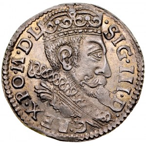 Sigismund III 1587-1632, Trojak 1600, Bydgoszcz.