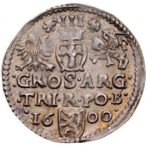 Sigismund III. 1587-1632, Trojak 1600, Bydgoszcz.