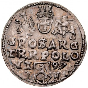 Zikmund III. 1587-1632, Trojak 1597, Lublin.