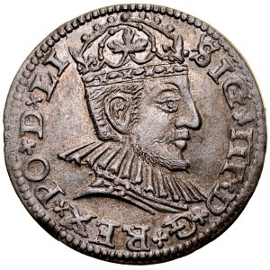 Zikmund III. 1587-1632, Trojak 1590, Riga.
