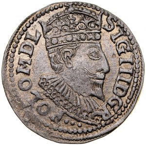 Sigismund III 1587-1632, Trojak 1596, Olkusz.