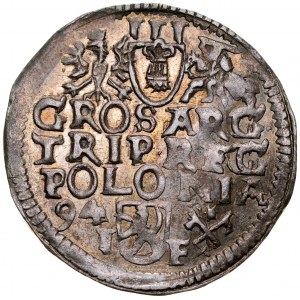 Zikmund III. 1587-1632, Trojak 1594, Poznaň.