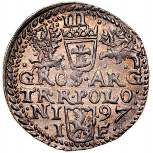 Zikmund III. 1587-1632, Trojak 1597, Olkusz.