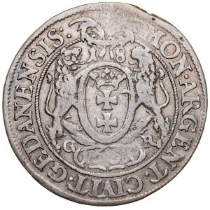 John II Casimir 1649-1668, Ort 1651, Gdansk.