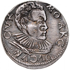 Kurlandia, Fryderyk Kettler 15987-1642, Trojak 1596, Mitawa.