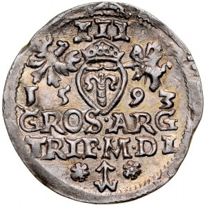Zikmund III. 1587-1632, Trojka 1593, Vilnius.