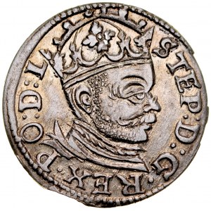 Stefan Batory 1576-1586, Trojak 1583, Riga.