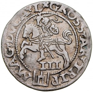 Zikmund II August 1545-1572, Trojak 1562, Vilnius.