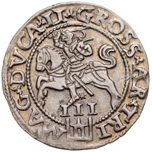 Sigismund II Augustus 1545-1572, Trojak 1562, Vilnius.